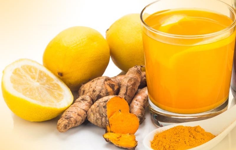 Lemon and Turmeric Anti-Inflammation Drink